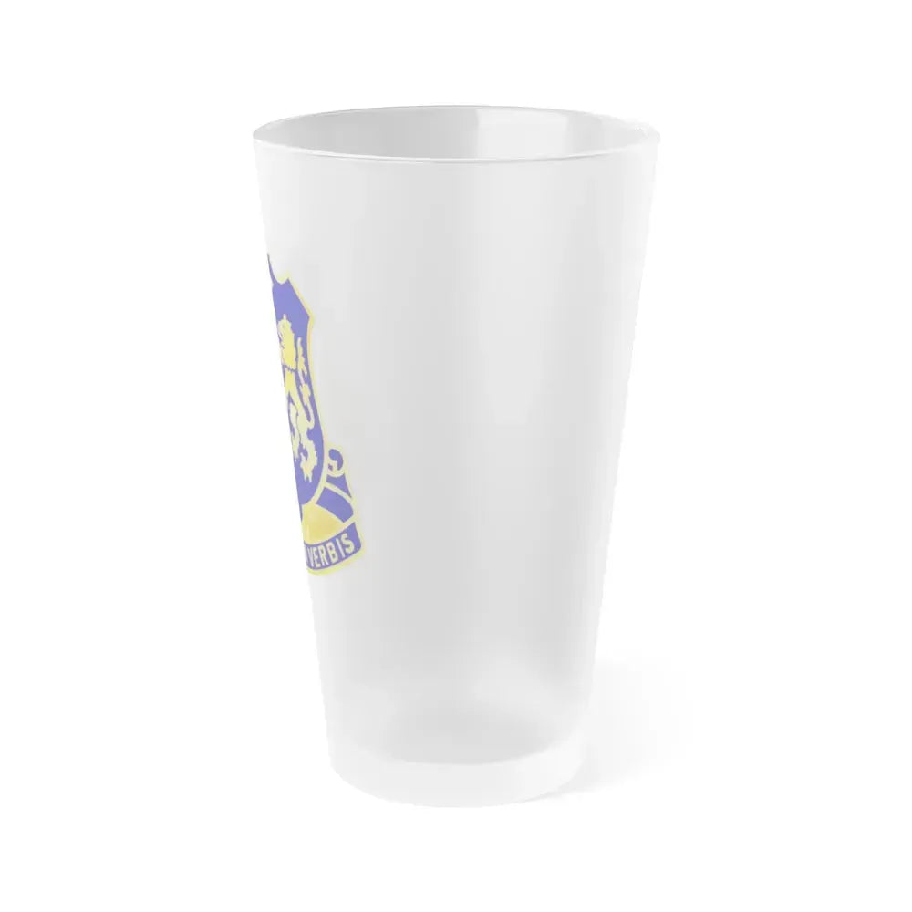 108th Infantry Regiment (U.S. Army) Frosted Pint Glass 16oz - Go Mug Yourself