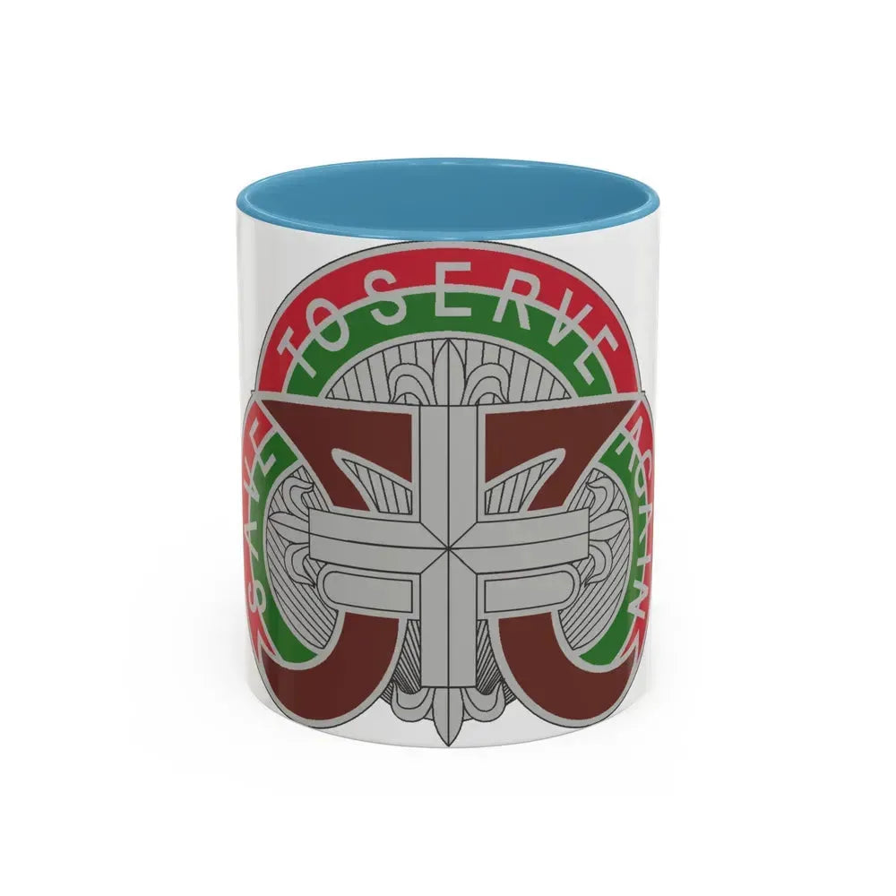 109 Medical Battalion (U.S. Army) Accent Coffee Mug 11oz Light Blue - Go Mug Yourself