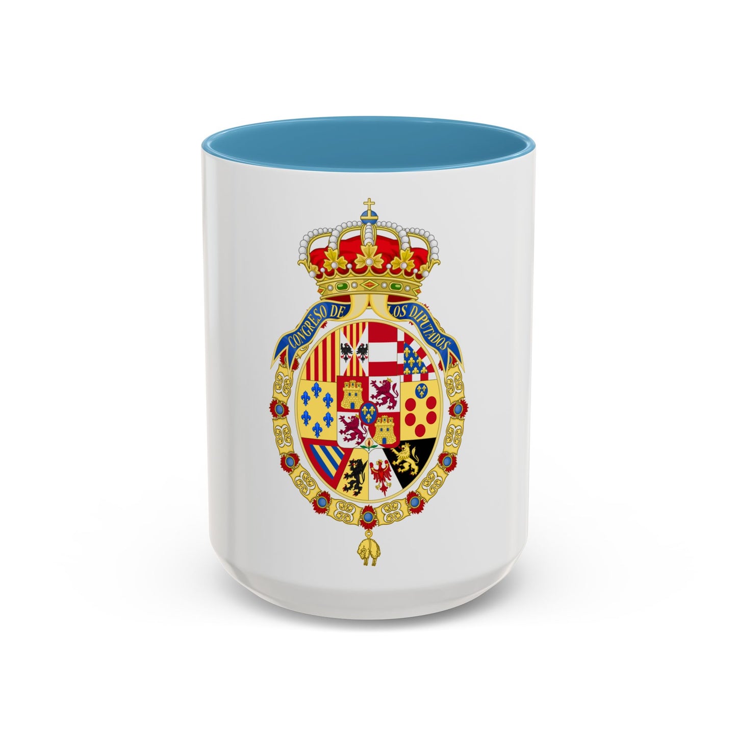 Coat of Arms of the Congress of Spain - Accent Coffee Mug