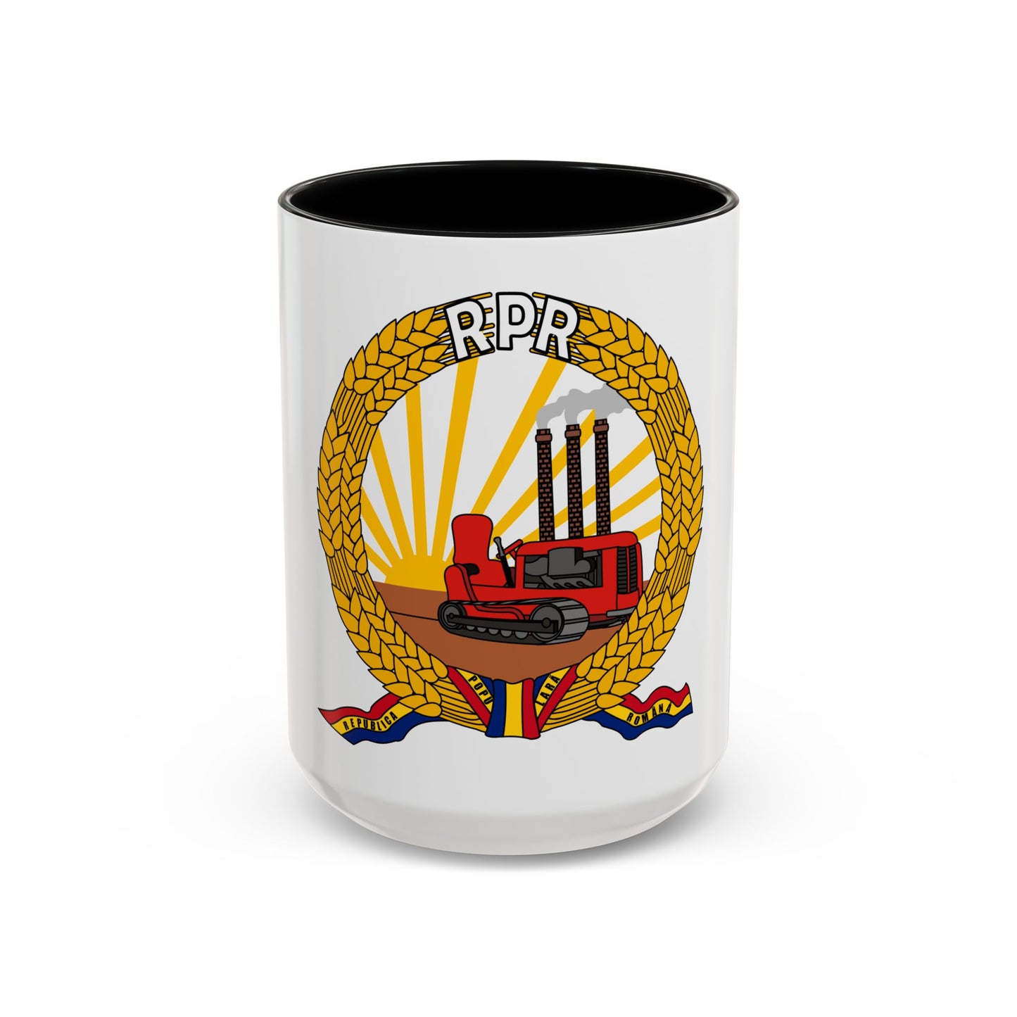 Coat of arms of Romania (January-March 1948) - Accent Coffee Mug