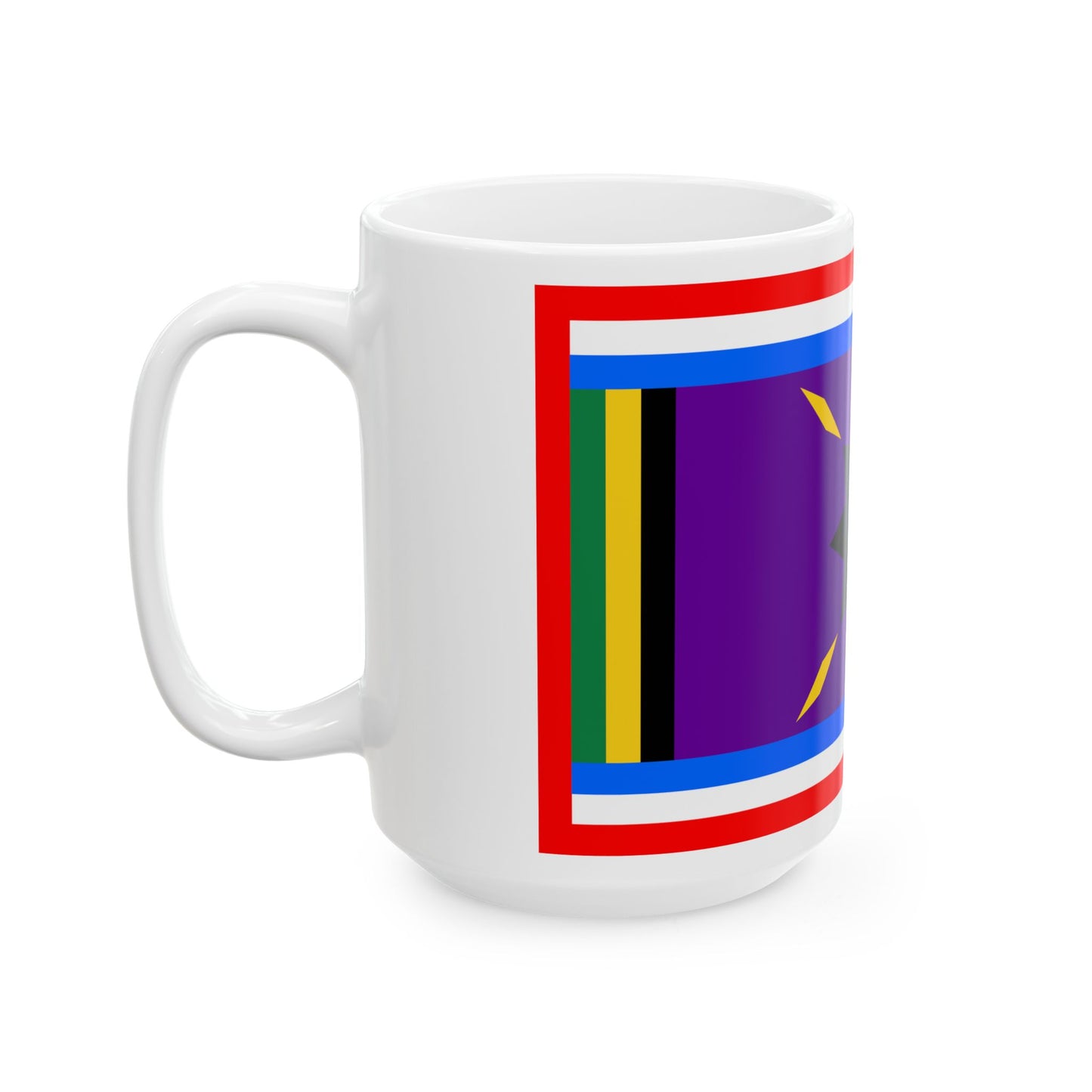 Harvey African American Flag (United States) White Coffee Mug