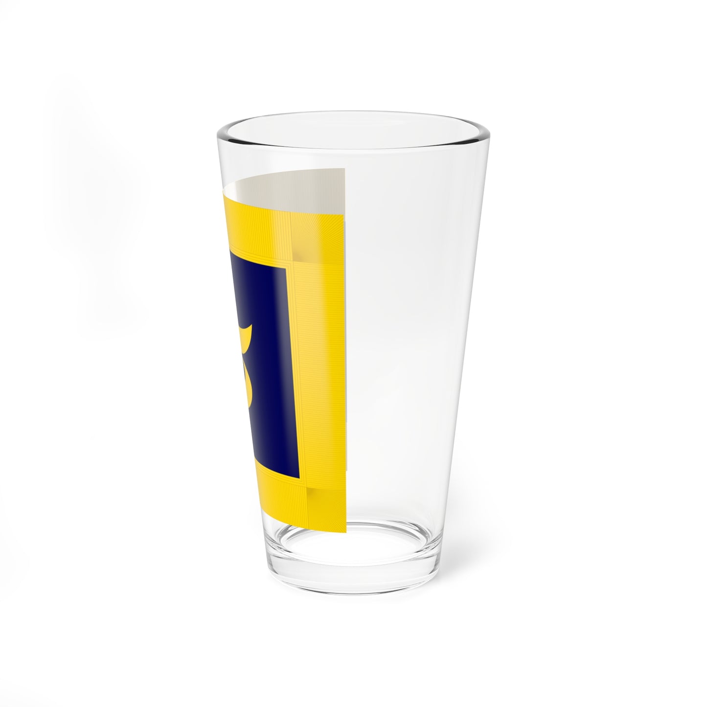 Flag of Hidaka Hokkaido fringed (Japan) Pint Glass 16oz
