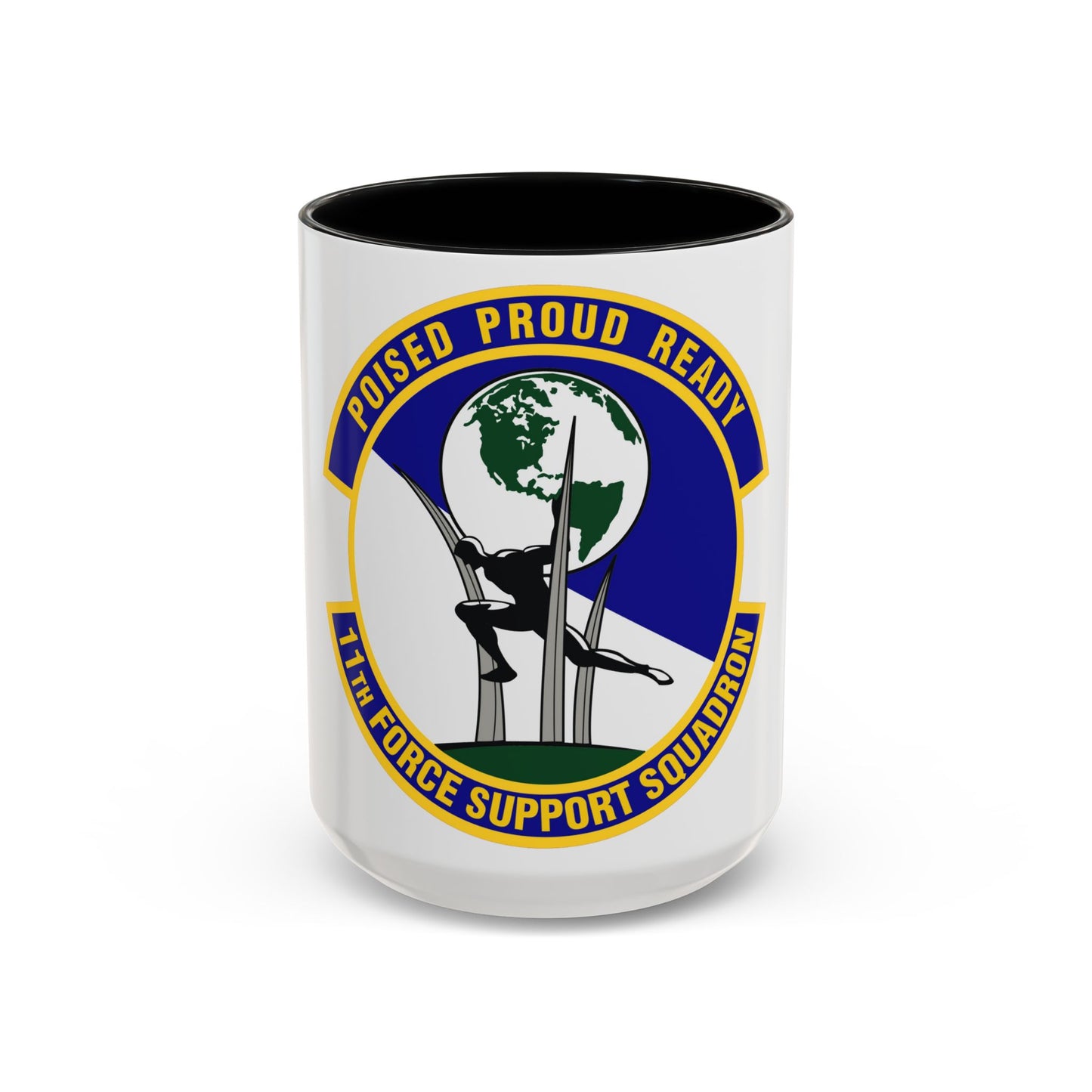 11 Force Support Squadron USAF (U.S. Air Force) Accent Coffee Mug