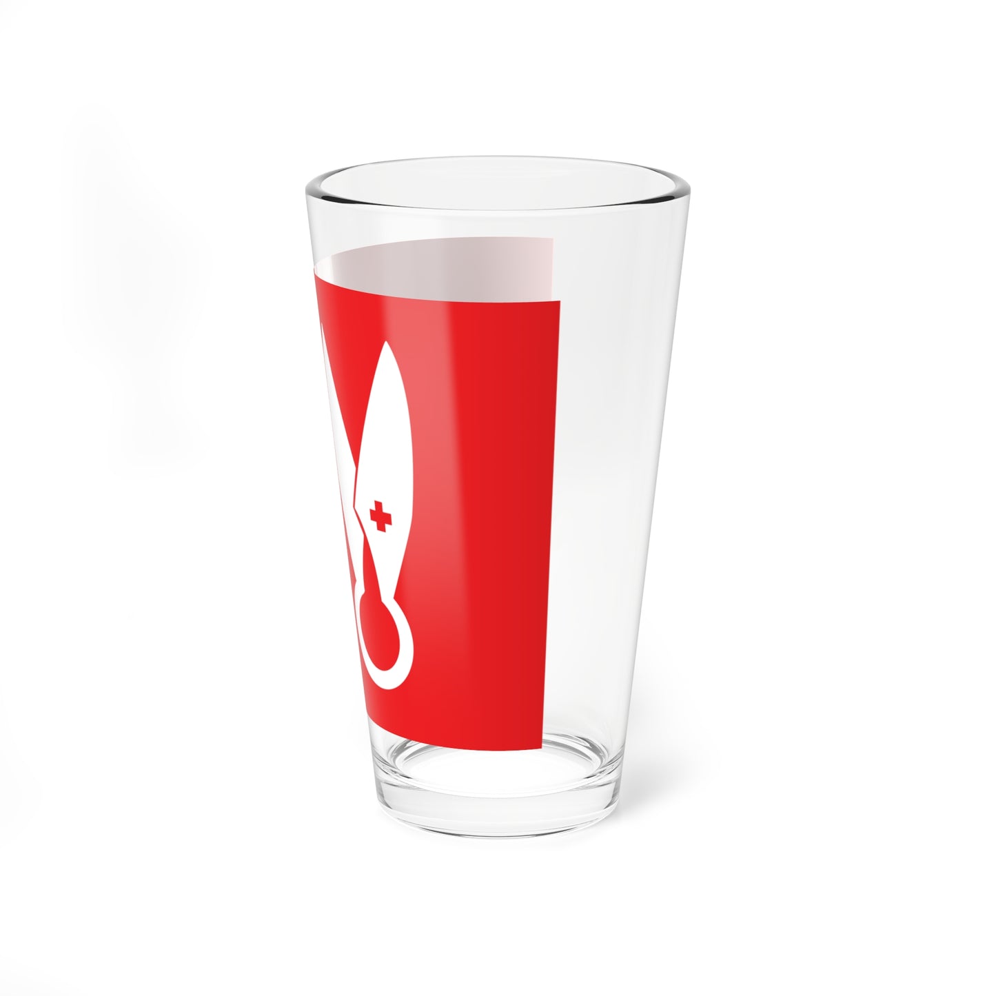 Flag of Boras (Sweden) Pint Glass 16oz