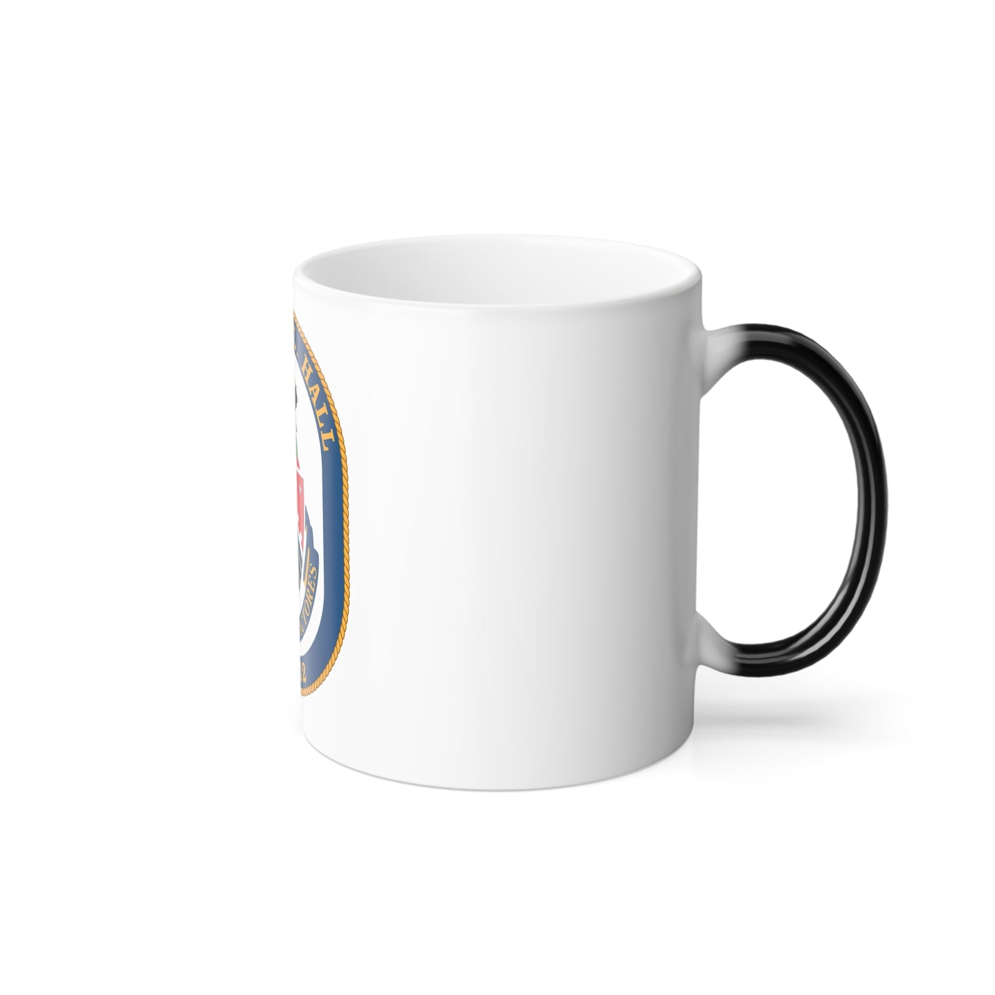 USS John L Hall FFG 32 (U.S. Navy) Color Changing Mug 11oz