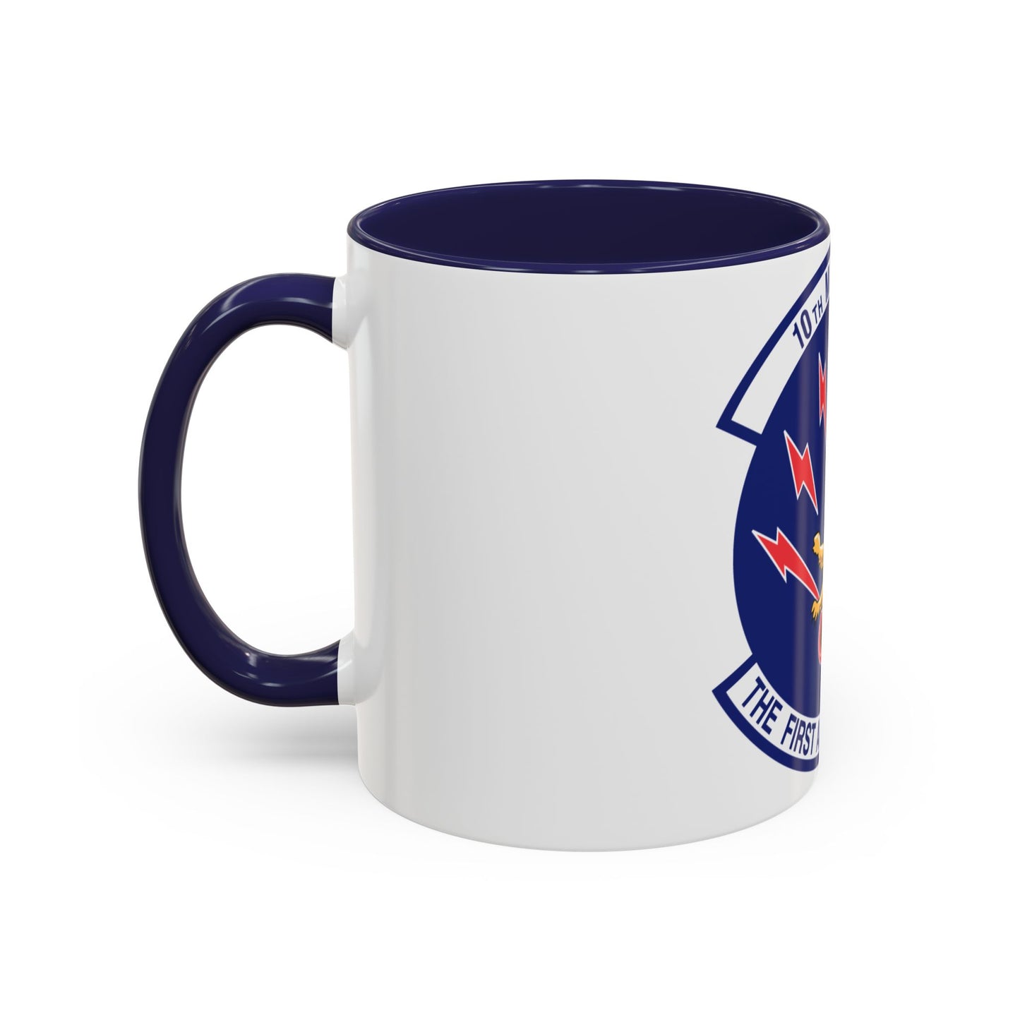 10th Missile SQ The First In The Hole (U.S. Air Force) Accent Coffee Mug