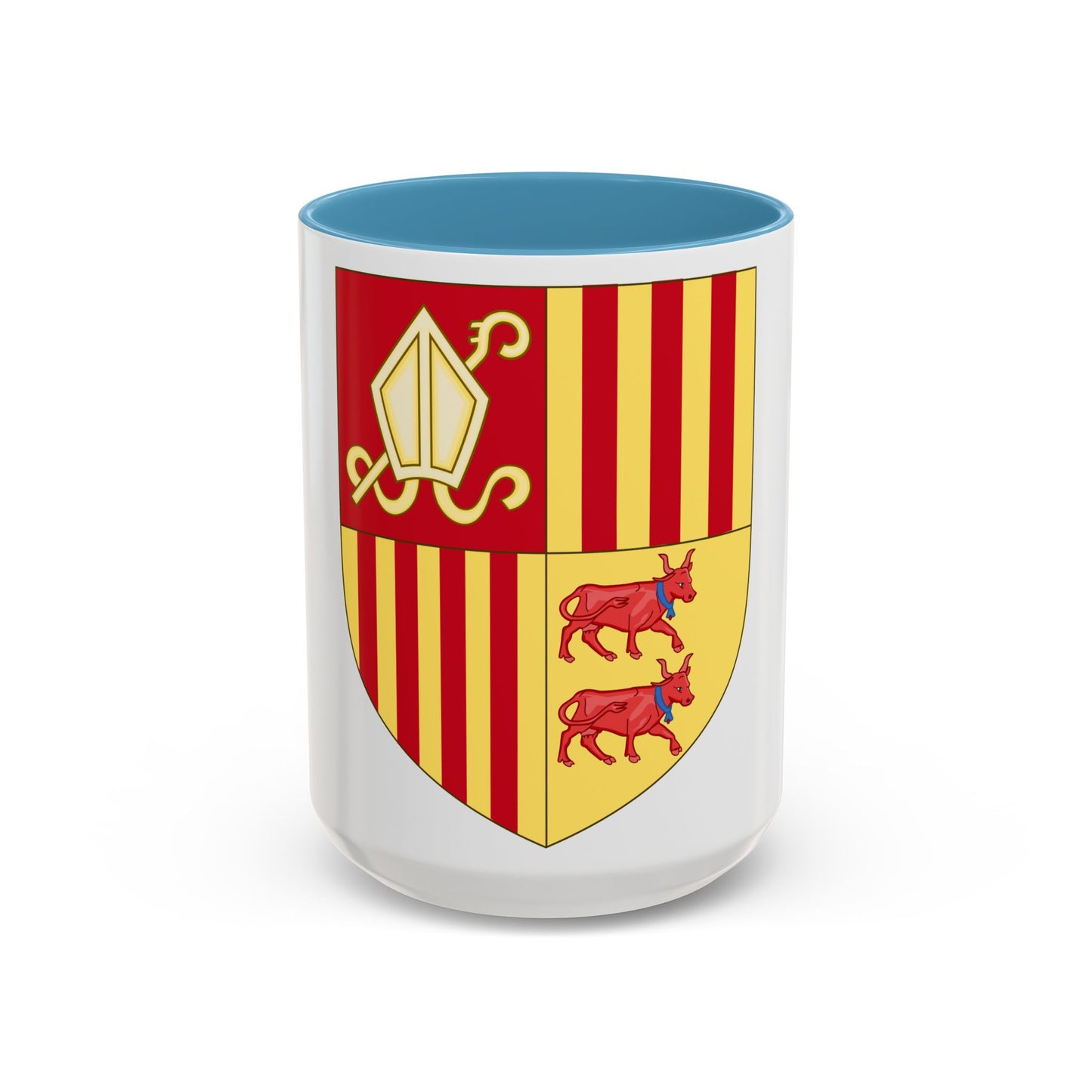 Coat of arms of Andorra (Before 16th Century) - Accent Coffee Mug