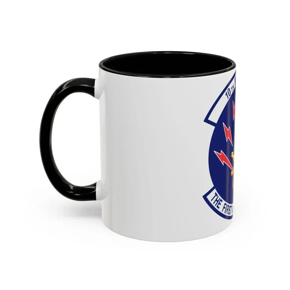 10th Missile SQ The First In The Hole (U.S. Air Force) Accent Coffee Mug - Go Mug Yourself
