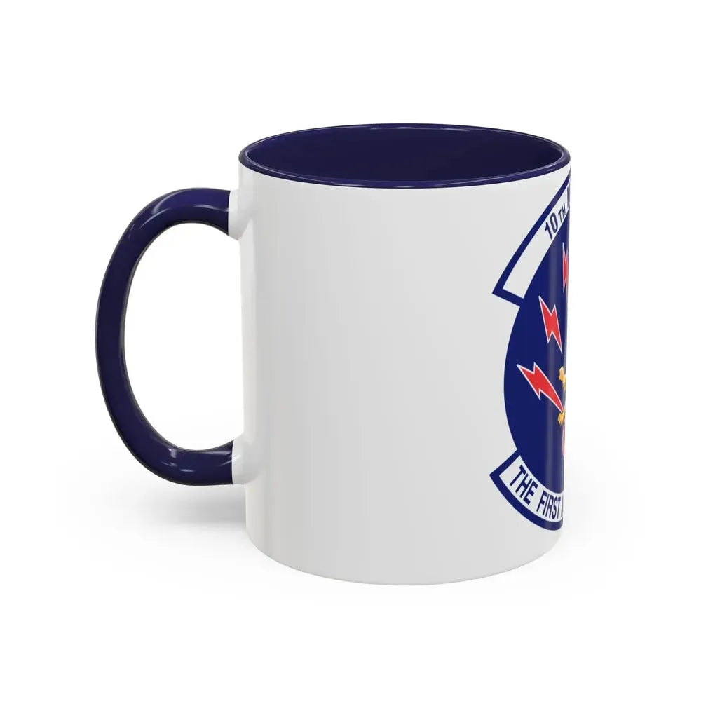 10th Missile SQ The First In The Hole (U.S. Air Force) Accent Coffee Mug - Go Mug Yourself