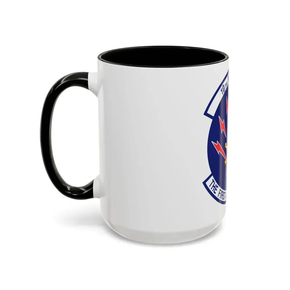 10th Missile SQ The First In The Hole (U.S. Air Force) Accent Coffee Mug - Go Mug Yourself