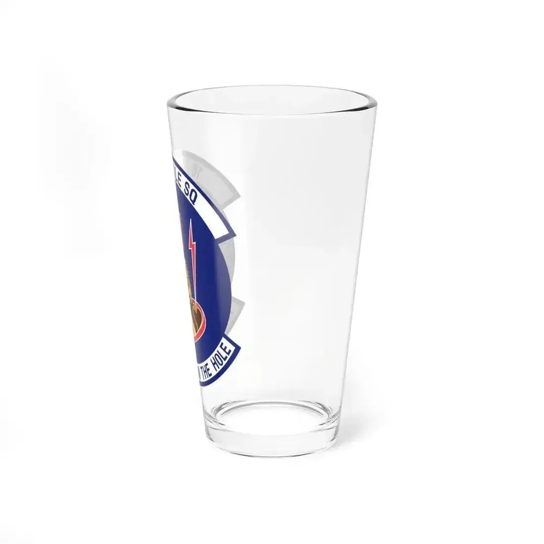10th Missile SQ The First In The Hole (U.S. Air Force) Pint Glass 16oz - Go Mug Yourself