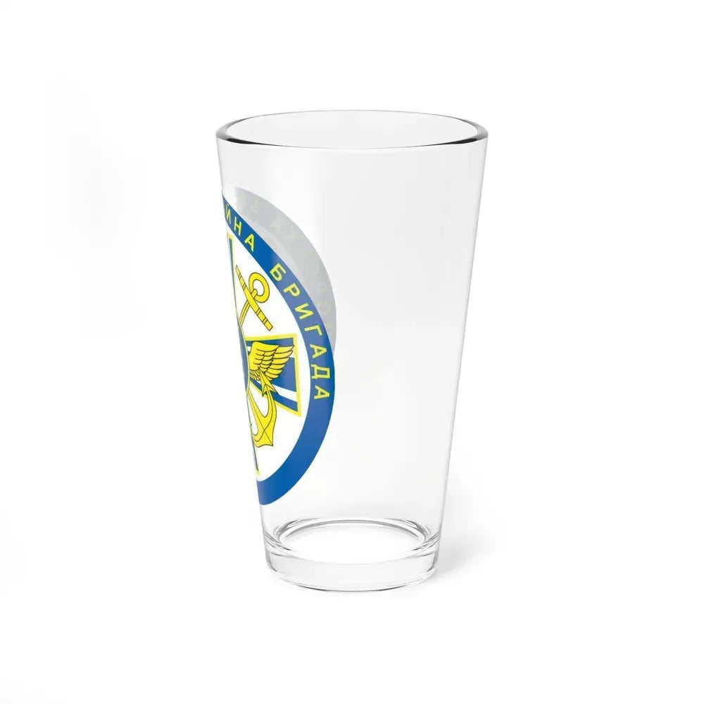 10th Naval Aviation Brigade of the Ukrainian Navy (Ukraine) Pint Glass 16oz - Go Mug Yourself
