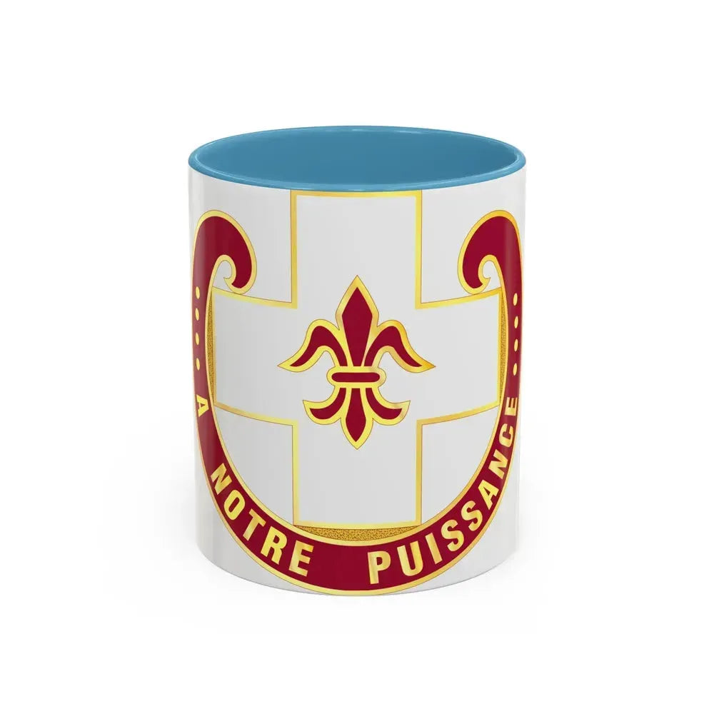 11 Evacuation Hospital (U.S. Army) Accent Coffee Mug 11oz Light Blue - Go Mug Yourself