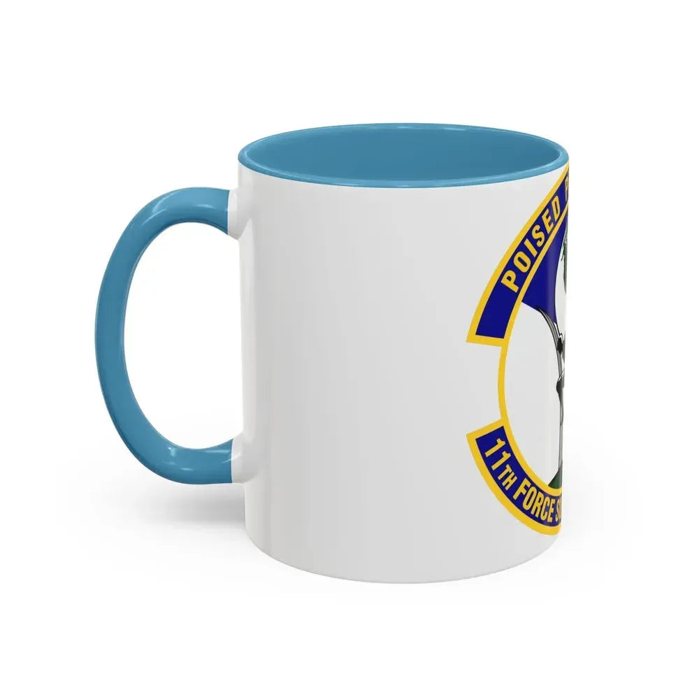11 Force Support Squadron USAF (U.S. Air Force) Accent Coffee Mug - Go Mug Yourself