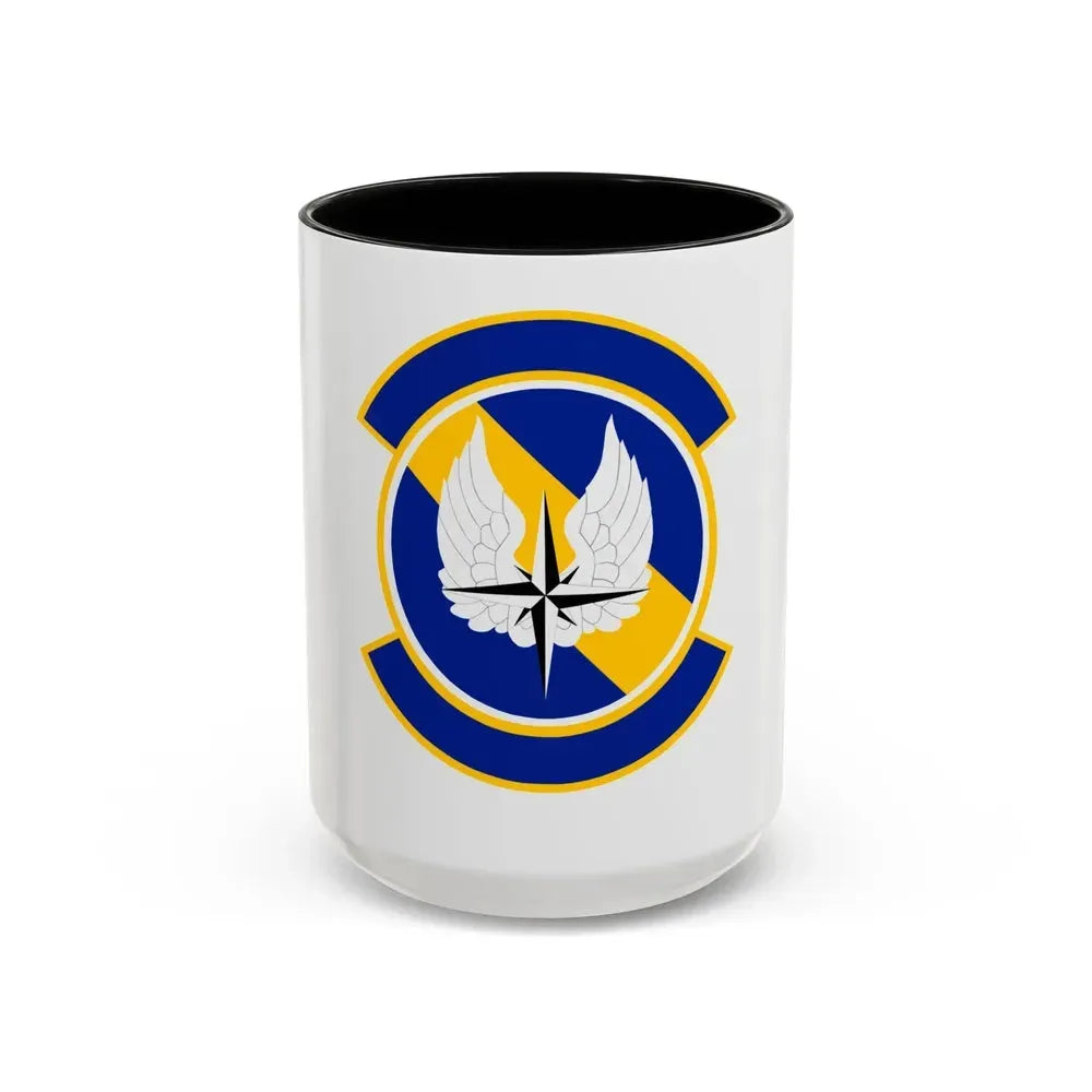 11 Logistics Readiness Squadron USAF (U.S. Air Force) Accent Coffee Mug 15oz Black - Go Mug Yourself