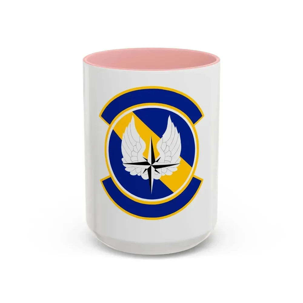 11 Logistics Readiness Squadron USAF (U.S. Air Force) Accent Coffee Mug 15oz Pink - Go Mug Yourself