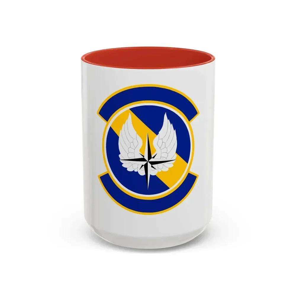 11 Logistics Readiness Squadron USAF (U.S. Air Force) Accent Coffee Mug 15oz Red - Go Mug Yourself