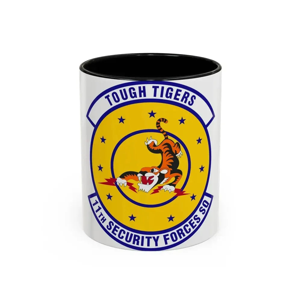 11 Security Forces Squadron USAF (U.S. Air Force) Accent Coffee Mug 11oz Black - Go Mug Yourself
