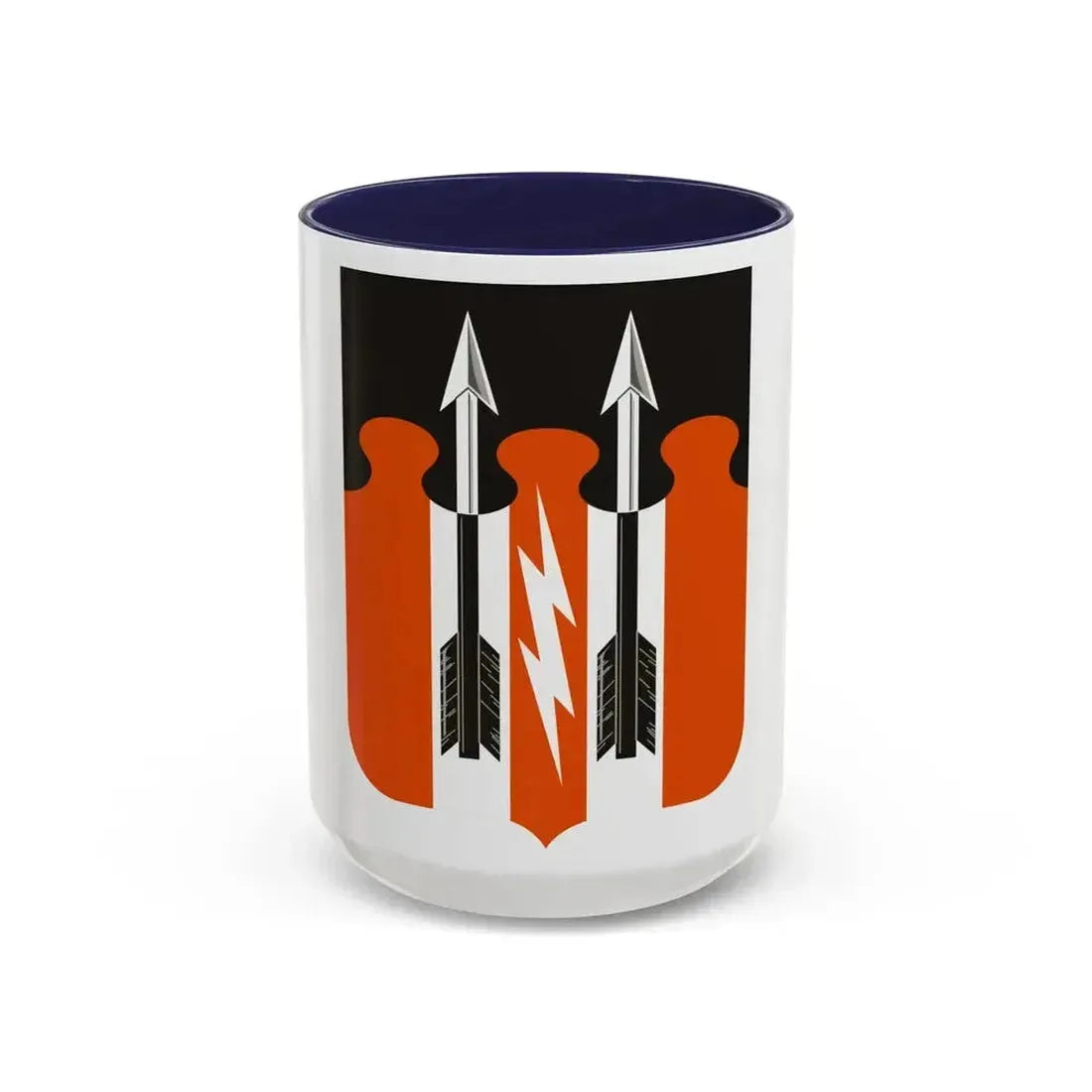 11 Signal Battalion 2 (U.S. Army) Accent Coffee Mug 15oz Navy - Go Mug Yourself