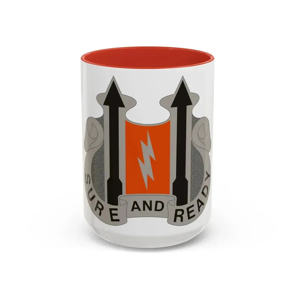11 Signal Battalion (U.S. Army) Accent Coffee Mug 11oz Pink - Go Mug Yourself