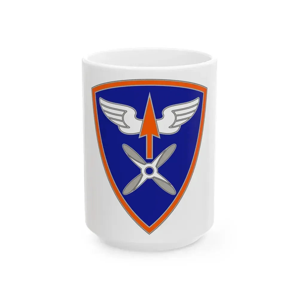110 Aviation Brigade (U.S. Army) White Coffee Mug 15oz - Go Mug Yourself
