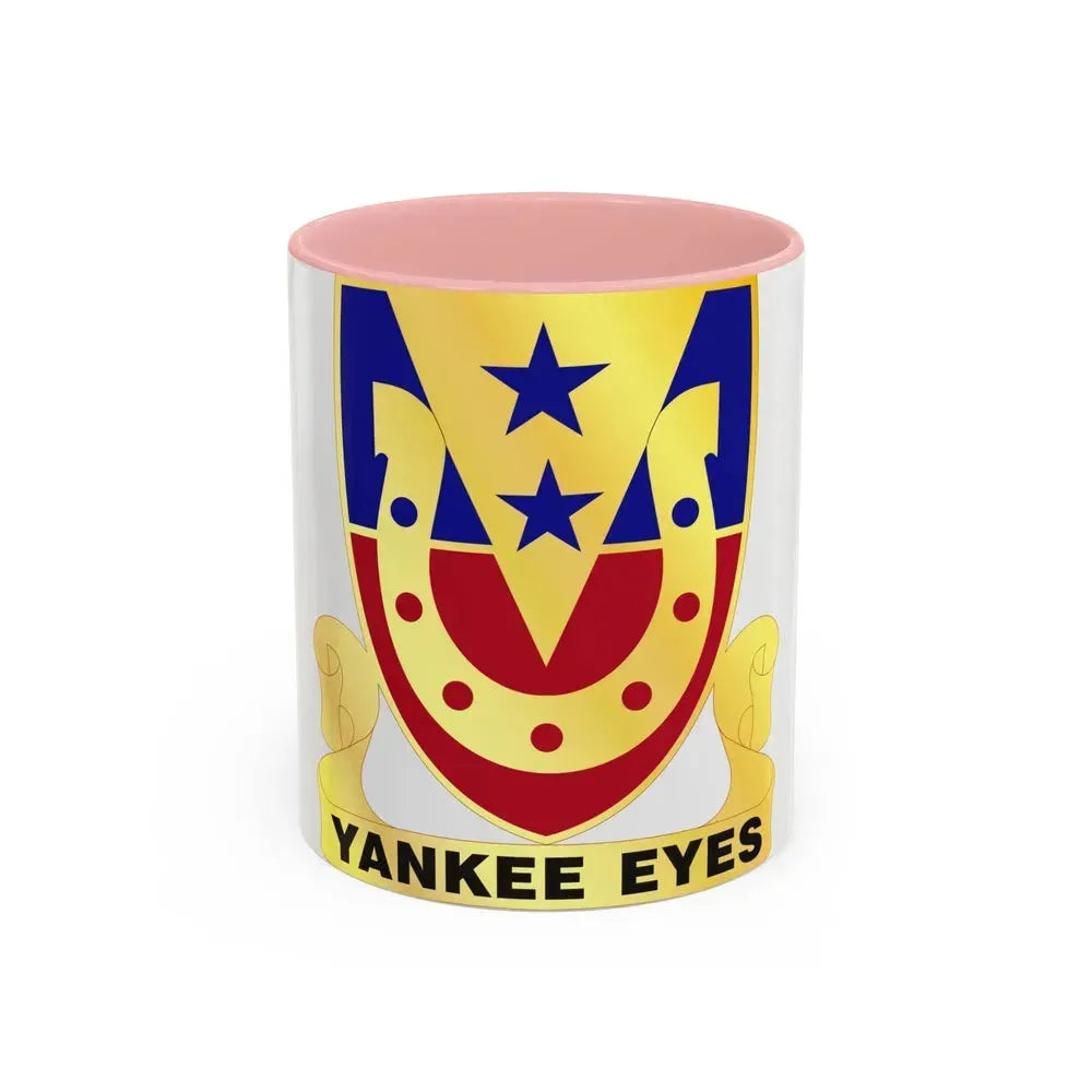110 Cavalry Regiment (U.S. Army) Accent Coffee Mug 11oz Pink - Go Mug Yourself