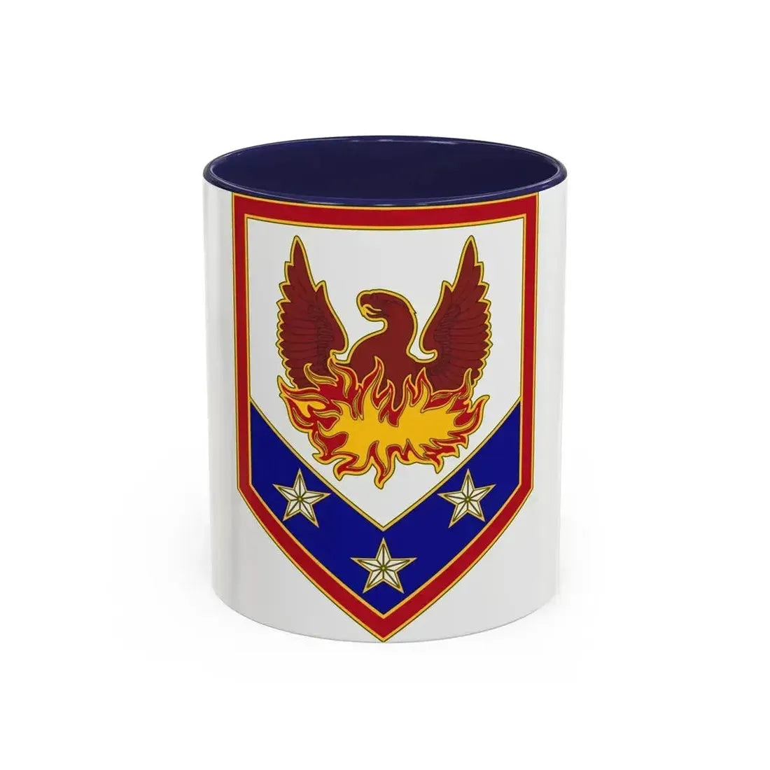 110 Maneuver Enhancement Brigade (U.S. Army) Accent Coffee Mug 11oz Navy - Go Mug Yourself