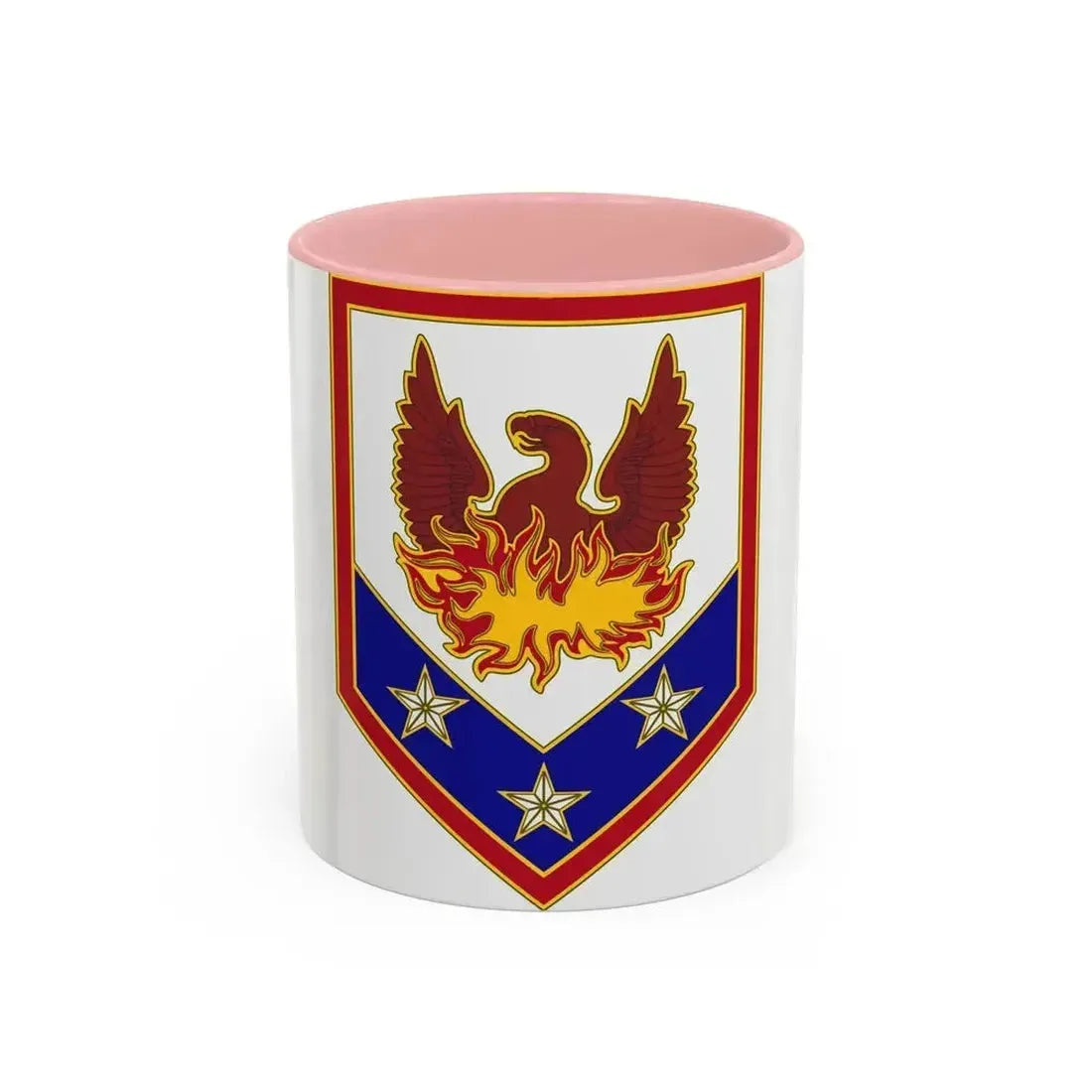 110 Maneuver Enhancement Brigade (U.S. Army) Accent Coffee Mug 11oz Pink - Go Mug Yourself