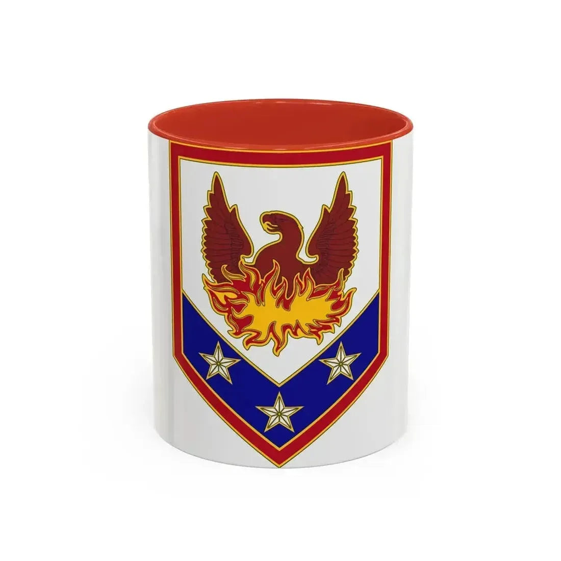 110 Maneuver Enhancement Brigade (U.S. Army) Accent Coffee Mug 11oz Red - Go Mug Yourself