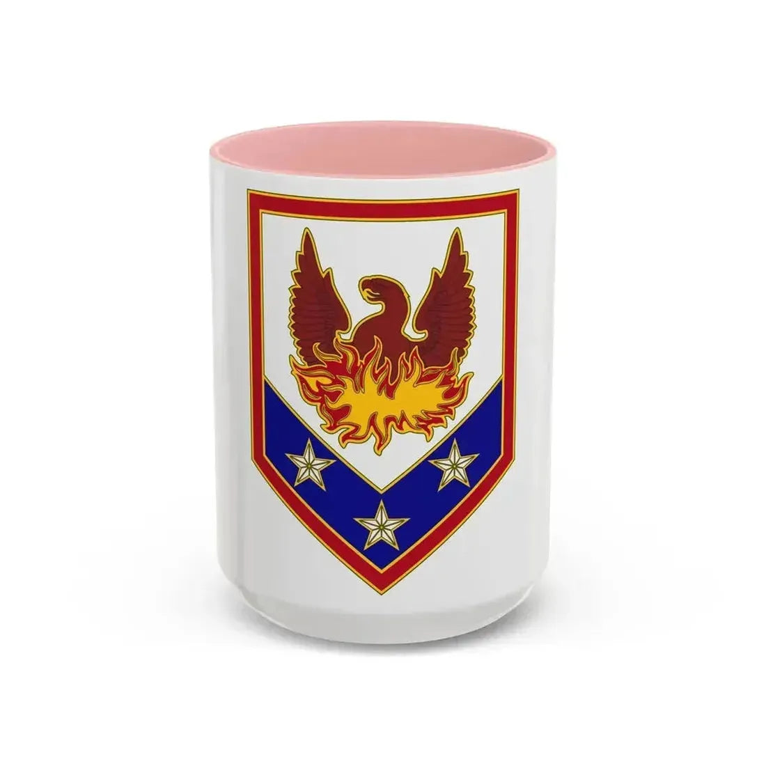 110 Maneuver Enhancement Brigade (U.S. Army) Accent Coffee Mug 15oz Pink - Go Mug Yourself