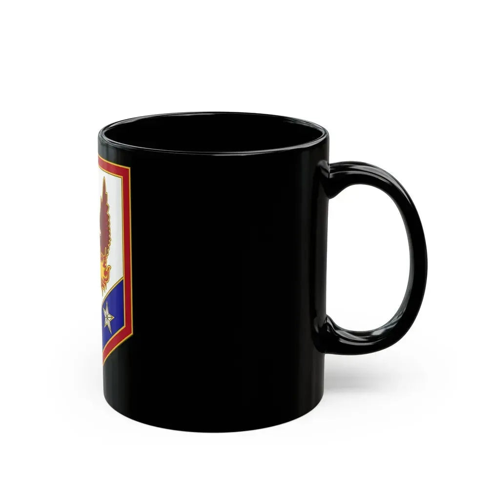 110 Maneuver Enhancement Brigade (U.S. Army) Black Coffee Mug - Go Mug Yourself