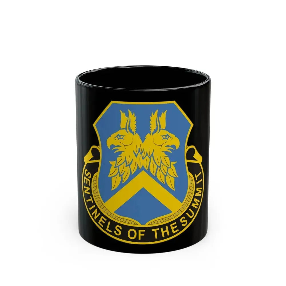 110 Military Intelligence Battalion (U.S. Army) Black Coffee Mug 11oz - Go Mug Yourself