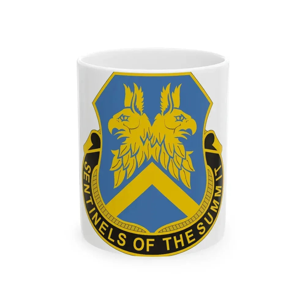 110 Military Intelligence Battalion (U.S. Army) White Coffee Mug 11oz - Go Mug Yourself