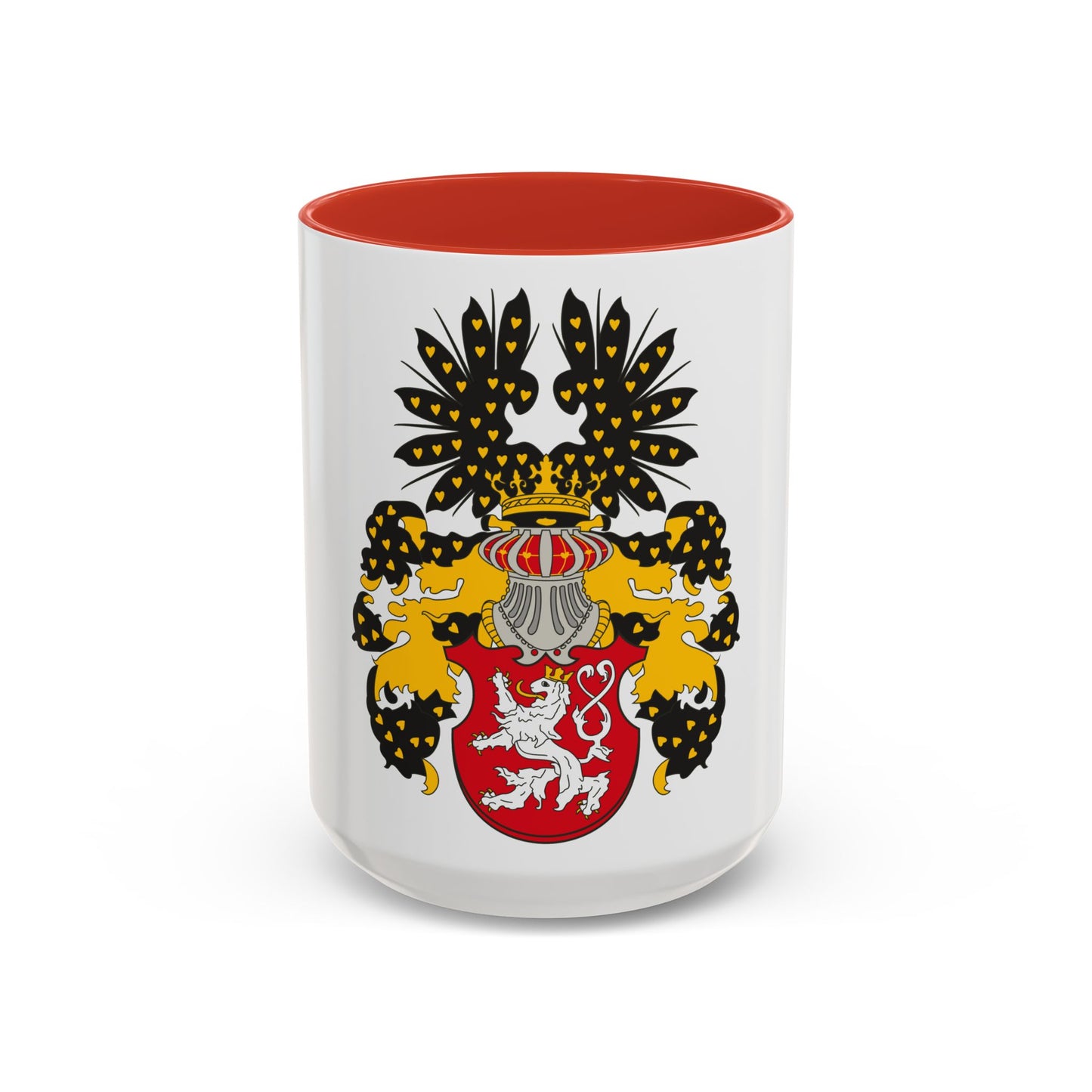 Coat of arms of the Kingdom of Bohemia - Accent Coffee Mug