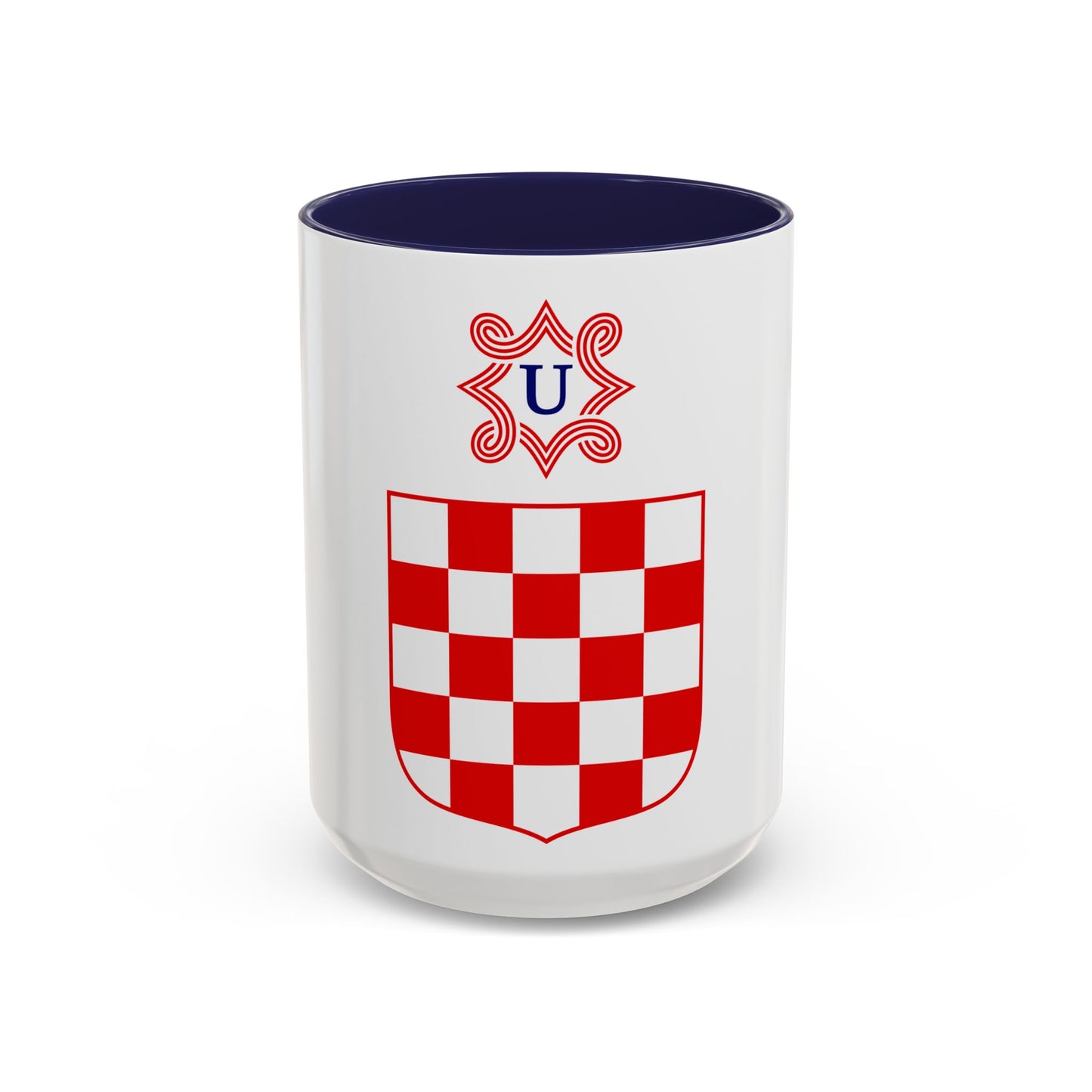 Coat of arms of the Independent State of Croatia - Accent Coffee Mug