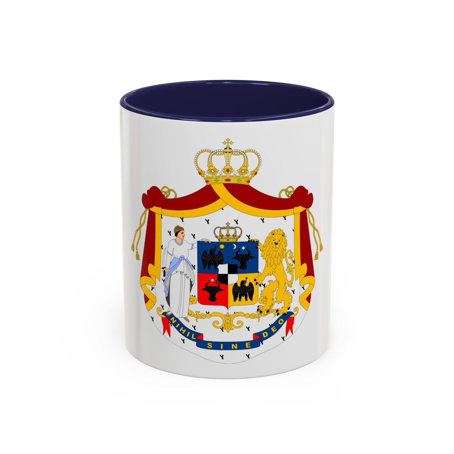 Coat of arms of Principality of Romania (1867-1872) - Accent Coffee Mug