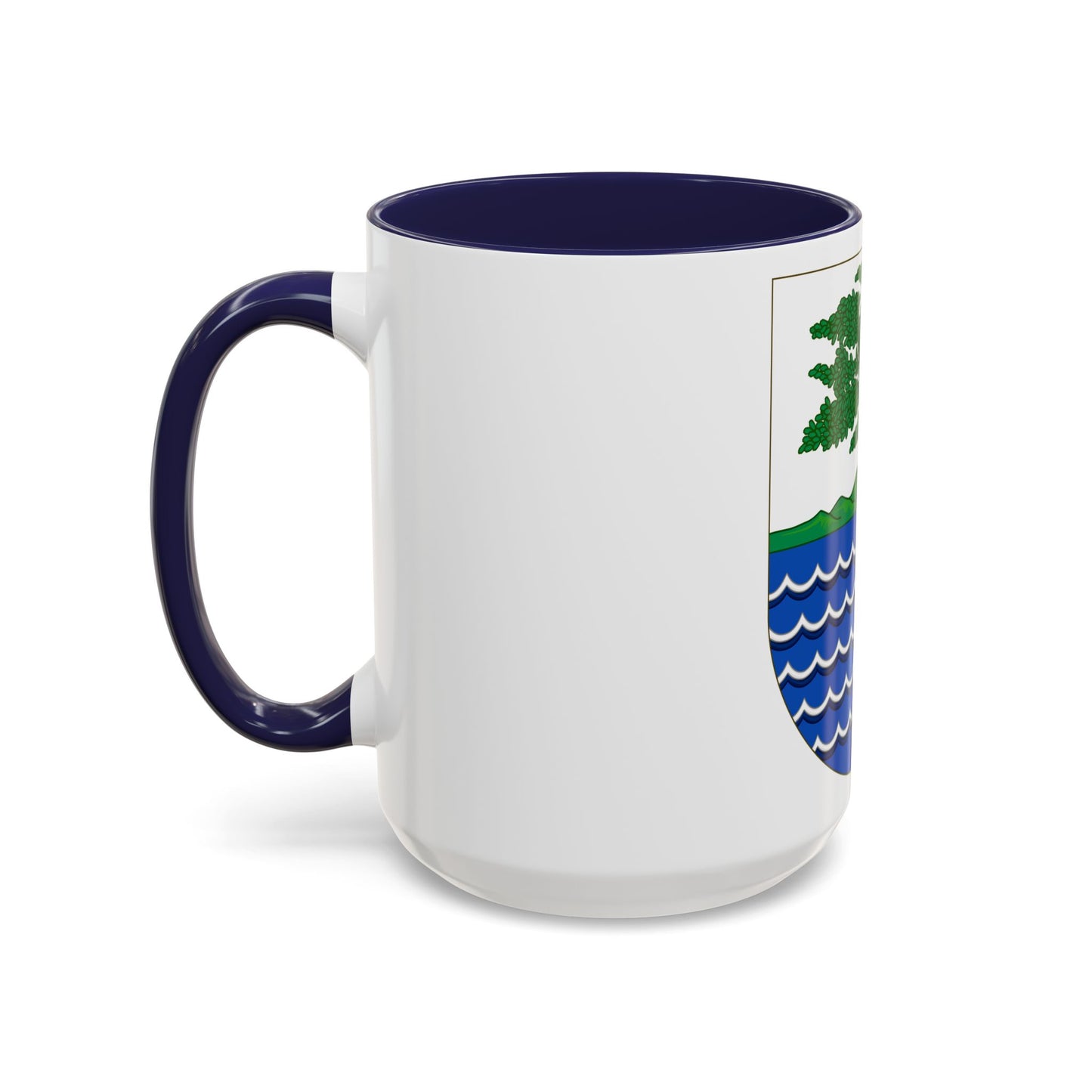 Coat of Arms of the Portuguese and Spanish Guinea - Accent Coffee Mug