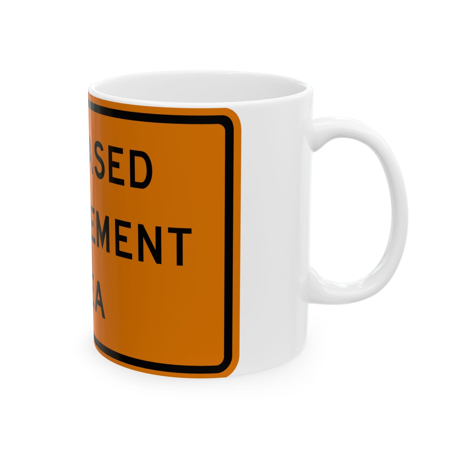 NYS NYW8-46 (New York) (Road Sign) White Coffee Mug