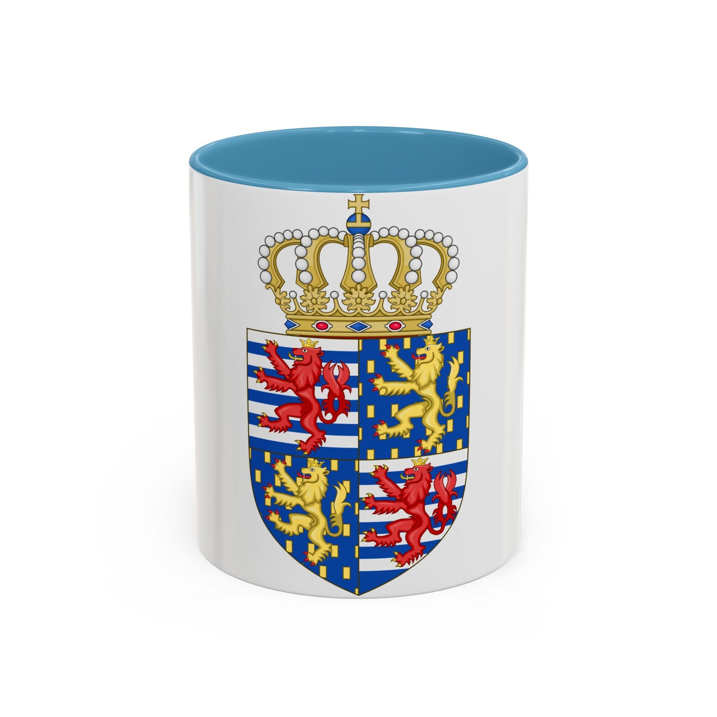 Lesser coat of arms of the Grand Duke of Luxembourg (2000) - Accent Coffee Mug