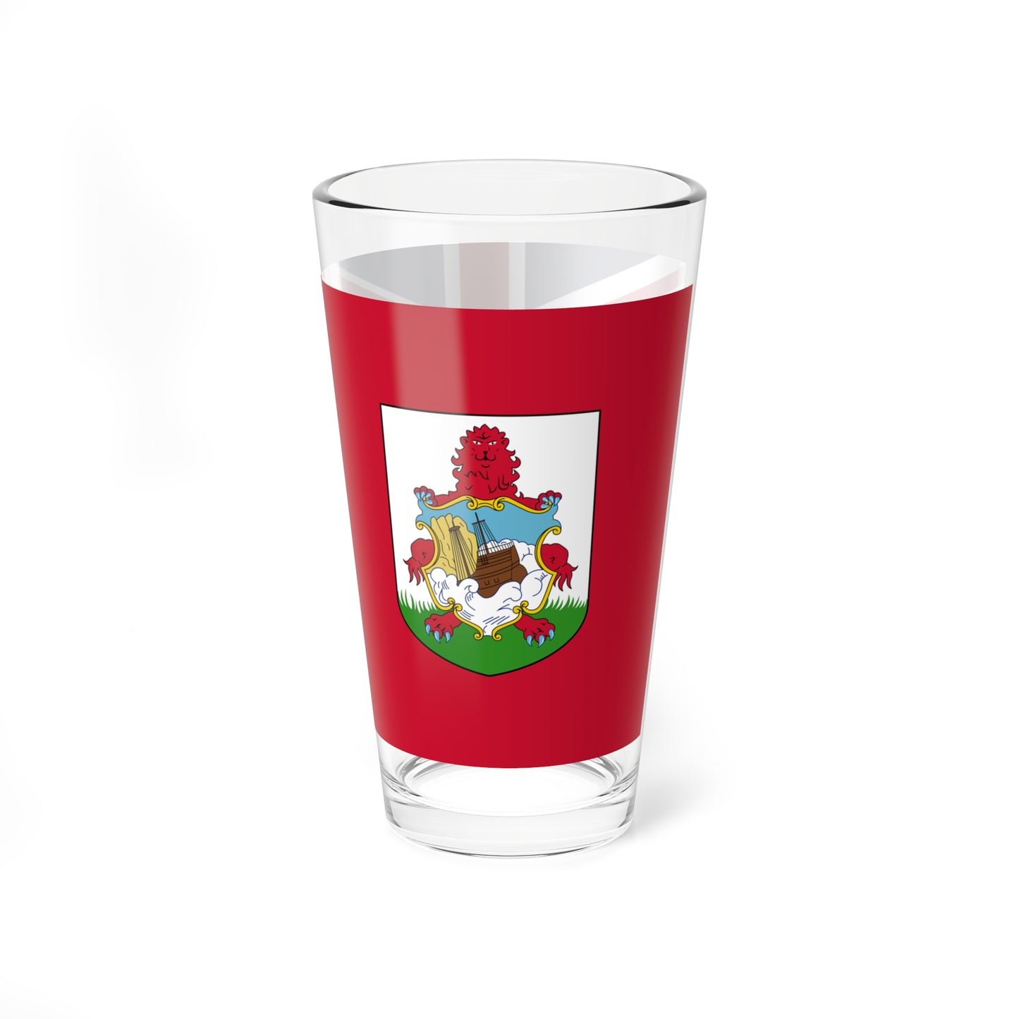 Flag of Bermuda (United Kingdom) Pint Glass 16oz
