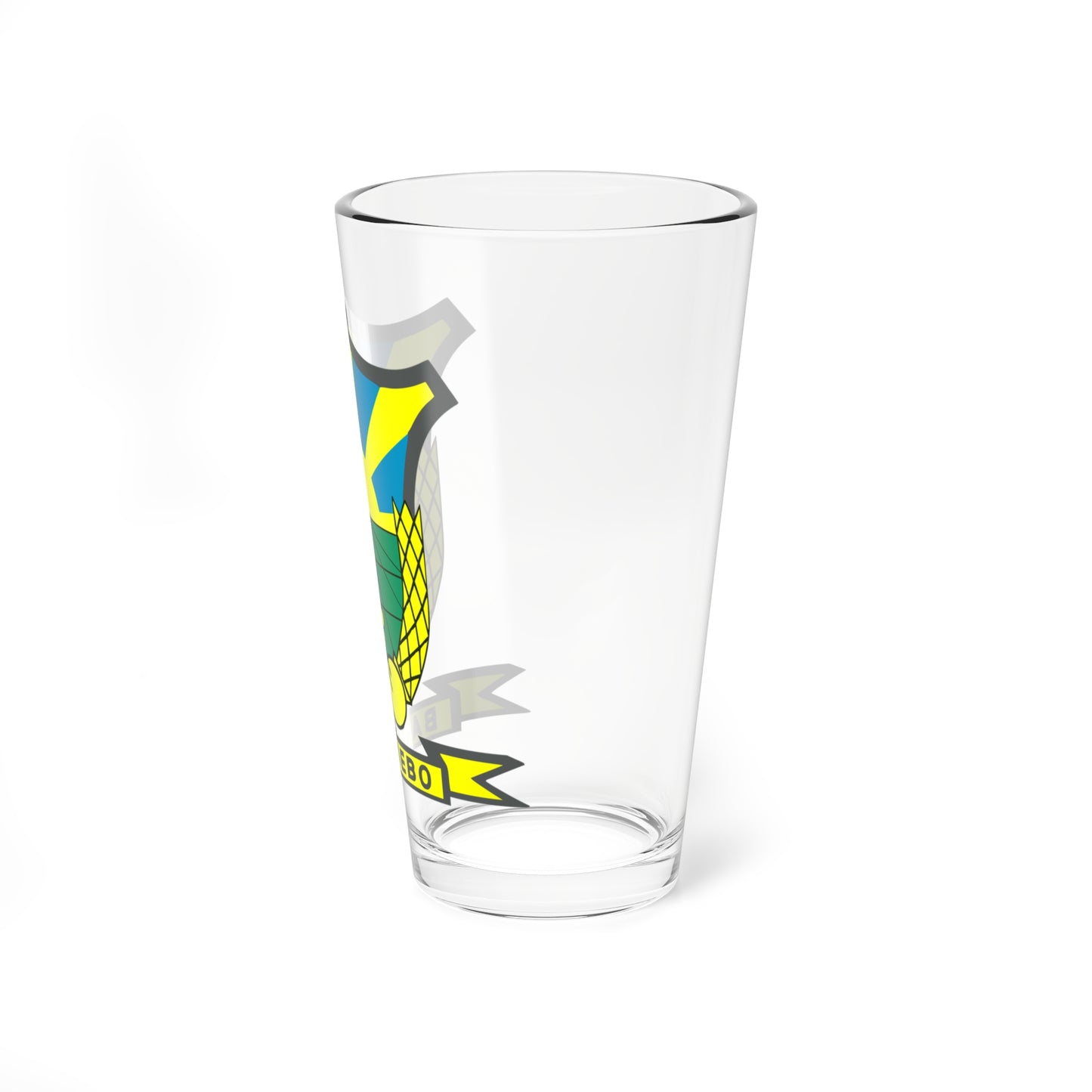 Coat of arms of Vasilevo Municipality (North Macedonia) (Coat of Arms) Pint Glass 16oz