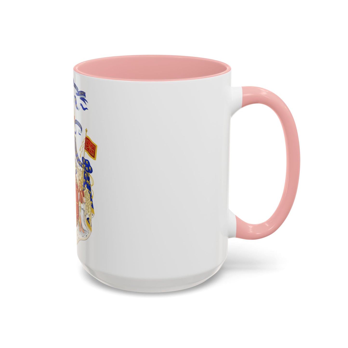 Grand Royal Coat of Arms of France & Navarre - Accent Coffee Mug