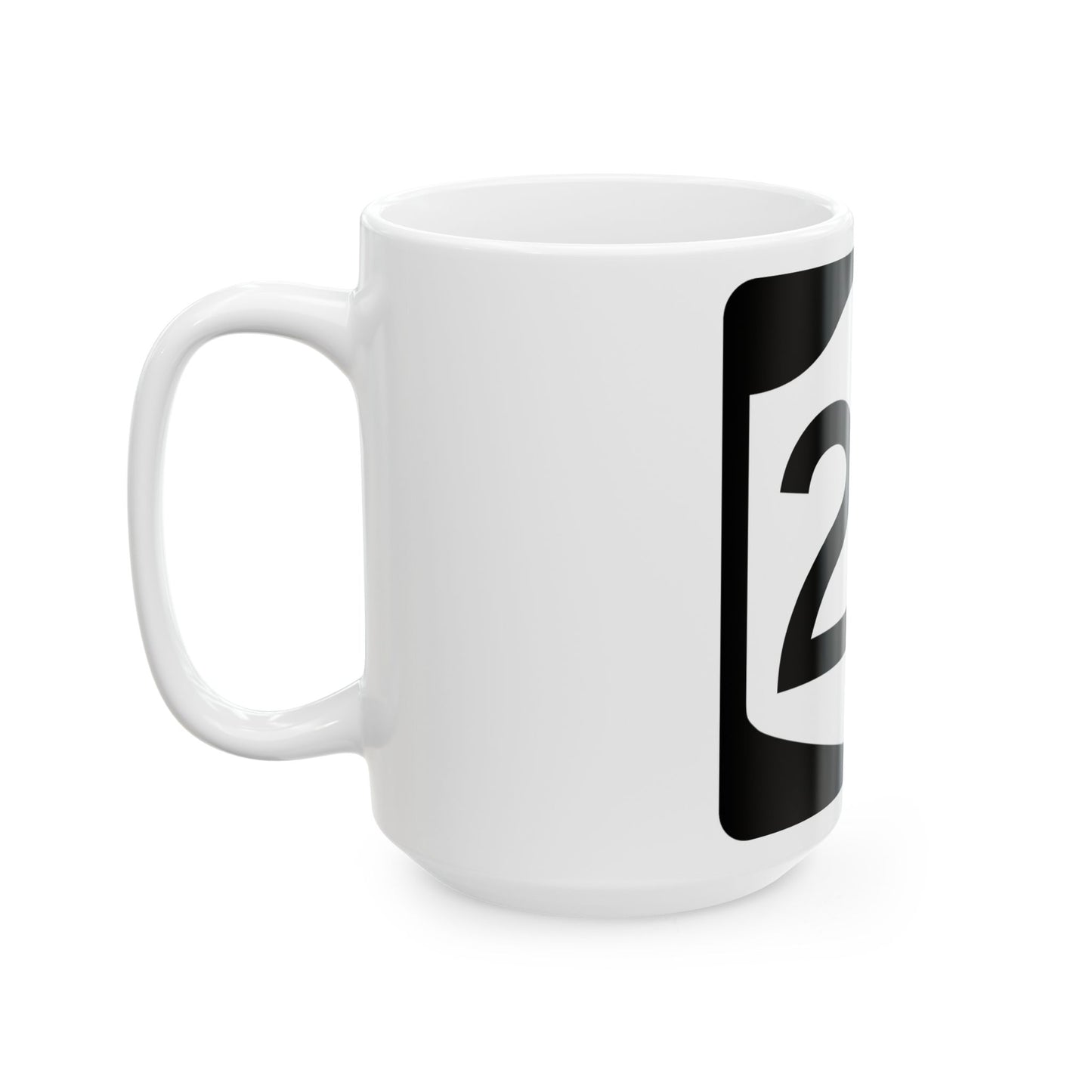 NY-24 (New York) (Road Sign) White Coffee Mug