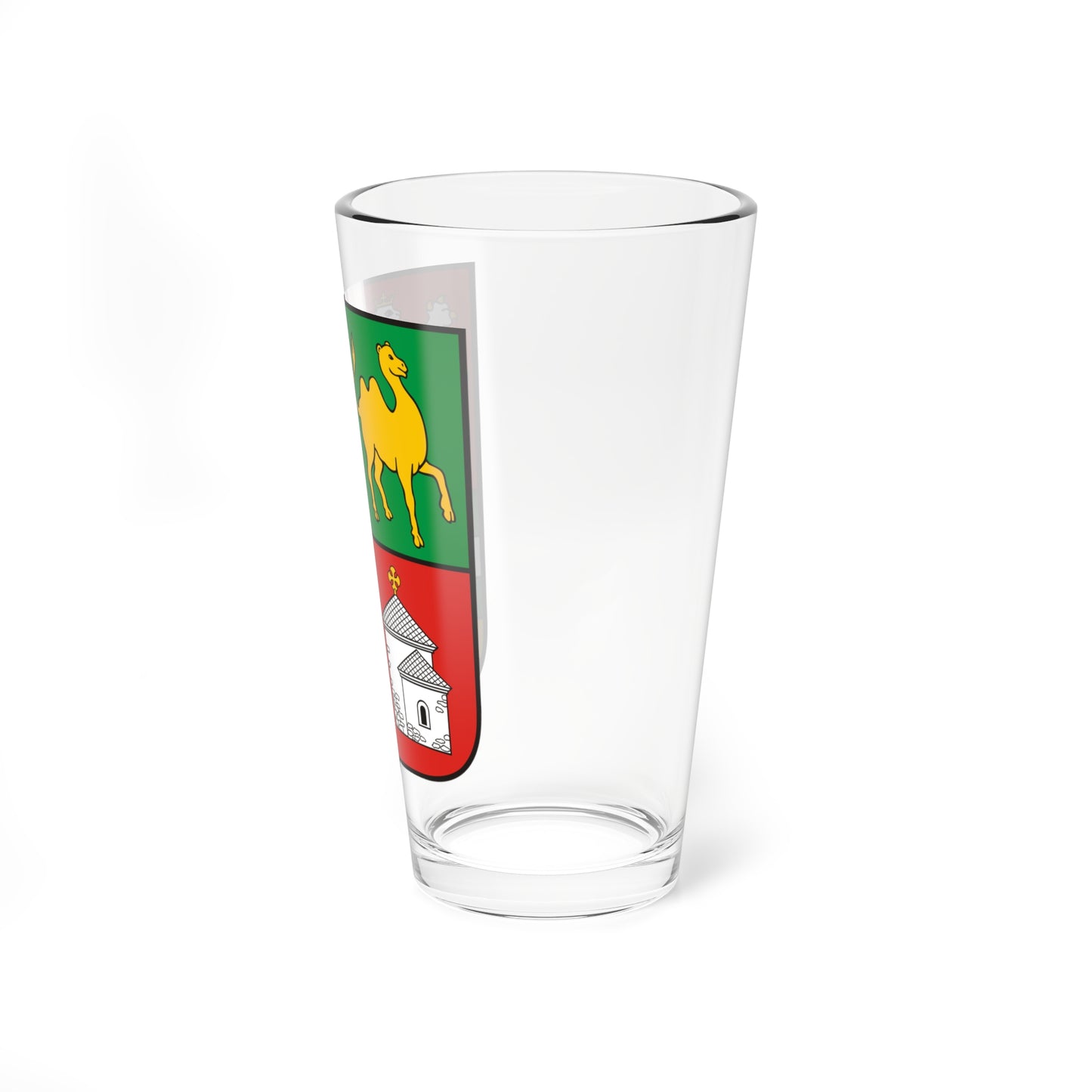 CZE Kraj Pilzneński COA (Czech Republic) (Coat of Arms) Pint Glass 16oz