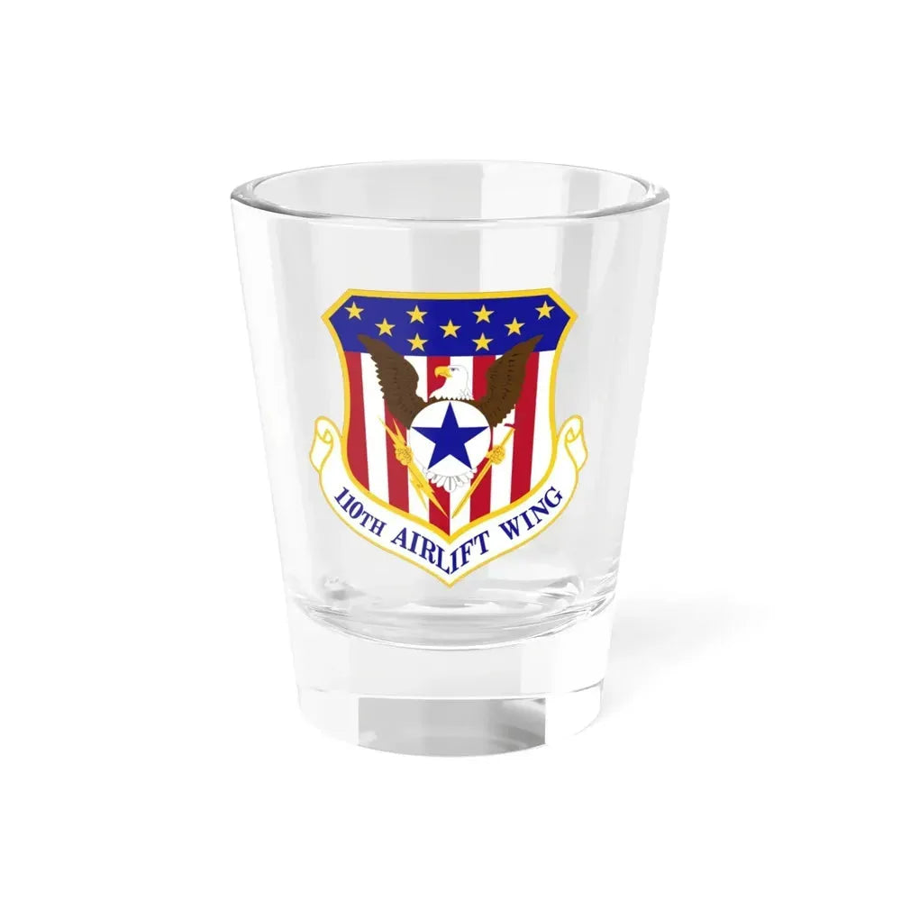 110th Airlift Wing (U.S. Air Force) Shot Glass 1.5oz 1.5oz - Go Mug Yourself