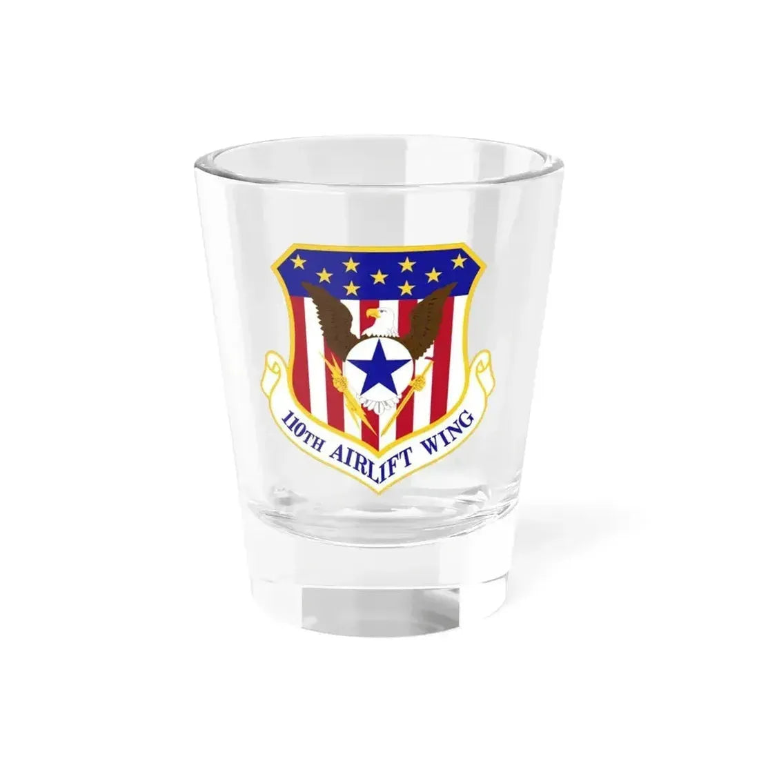 110th Airlift Wing (U.S. Air Force) Shot Glass 1.5oz 1.5oz - Go Mug Yourself