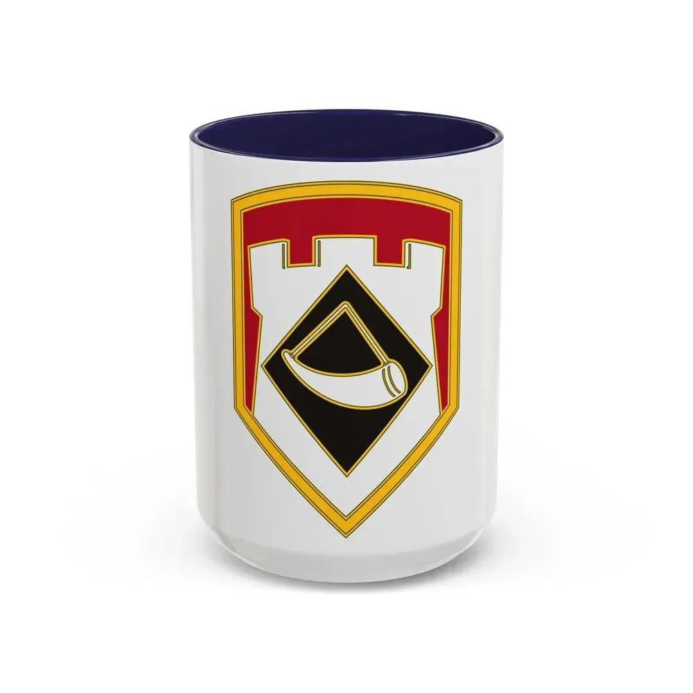 111 Engineer Brigade (U.S. Army) Accent Coffee Mug 15oz Navy - Go Mug Yourself
