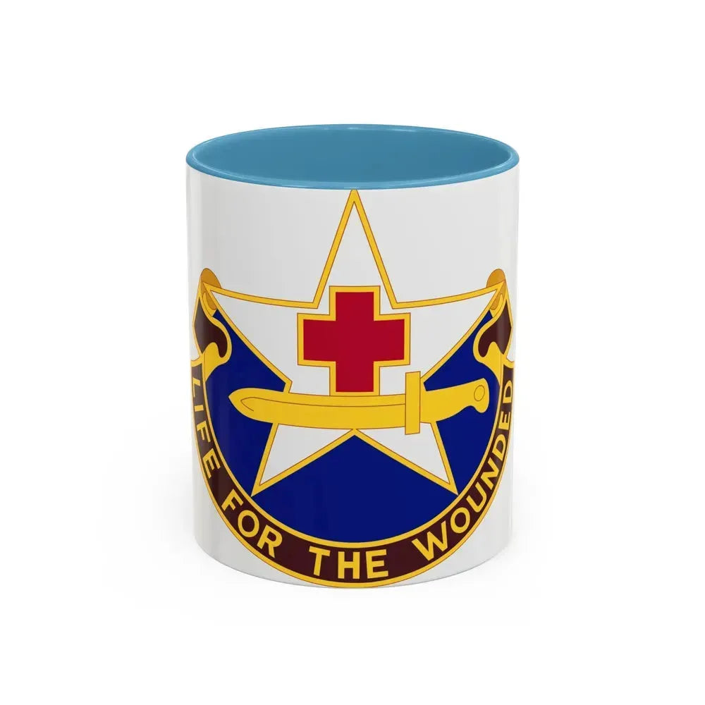 111 Medical Battalion (U.S. Army) Accent Coffee Mug 11oz Light Blue - Go Mug Yourself