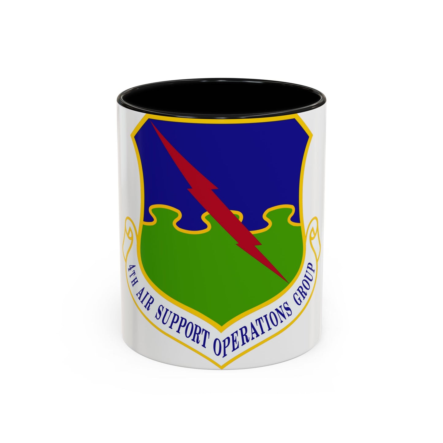 4 Air Support Operations Group USAFE (U.S. Air Force) Accent Coffee Mug