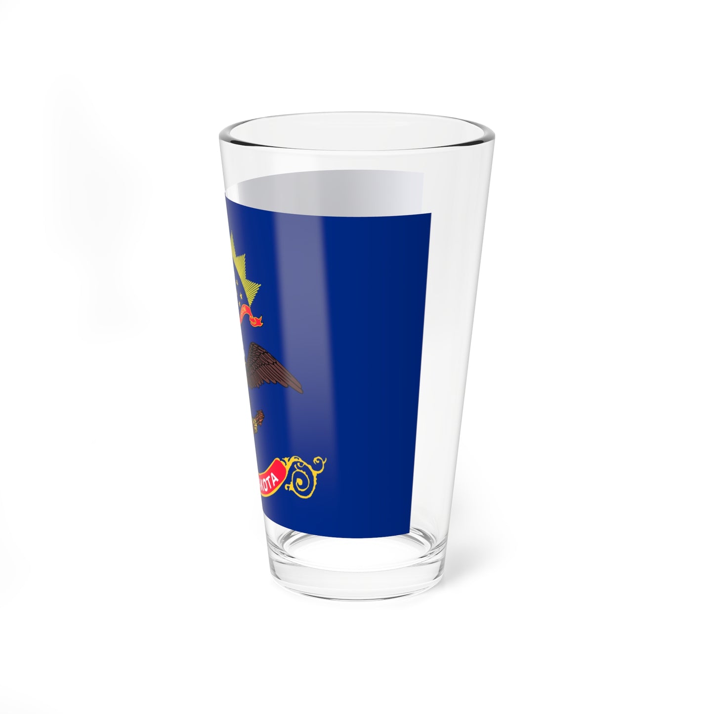 Flag of North Dakota 3-2 (United States) Pint Glass 16oz